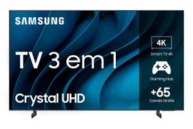 Smart TV Samsung 65" Crystal UHD 4K 65CU8000 Painel Dynamic Crystal Color, Samsung Gaming Hub