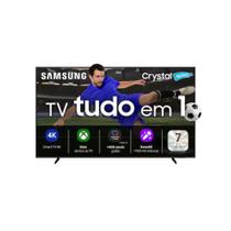 Smart TV Samsung 65 Crystal UHD 4K com HDR e Wi-Fi