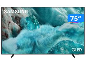 Smart TV Samsung 75" Polegadas QLED Ultra 4K Q7F 2025, Processador com AI e Alexa Integrada