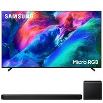 Smart TV Samsung Micro RGB 4K 55" Polegadas R85H 2026 + Soundbar Samsung Série Q com 3.1.2 canais HW-Q600H Smart TV Samsung Micro RGB 4K 55" Polegadas R85H 2026 + Soundbar Samsung Série Q com 3.1.2 canais HW-Q600H