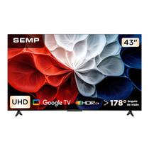 Smart TV Semp 43" LED HVA 4K S62 Google TV Dolby Audio 43S62