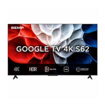 Smart TV Semp 43 LED HVA 4K S62 WiFi Bluetooth Google TV 3 HDMI HDR10 Smart TV Semp 43 LED HVA 4K S62 WiFi Bluetooth Google TV 3 HDMI HDR10
