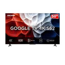 Smart TV Semp 50” LED 4K UHD Wi-Fi Android TV HDR10+ 50S62