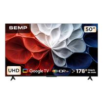Smart TV Semp 50 Polegadas LED HVA 4K S62 WiFi Bluetooth Google TV 3 HDMI HDR10 Dolby Audio 50S62