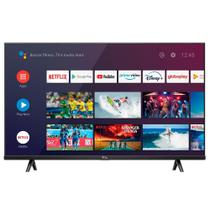 Smart TV Semp TCL 40 Polegadas LED Full HD, HDMI, USB, HDR, Modo Gaming, Google Assistant, Android, Borda Fina, Preto - 40S615