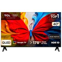 Smart TV TCL 40 Polegadas Full HD QLED S5K WiFi Bluetooth Google TV 2 HDMI HDR10 Dolby Audio 40S5K Smart TV TCL 40 Polegadas Full HD QLED S5K WiFi Bluetooth Google TV 2 HDMI HDR10 Dolby Audio 40S5K