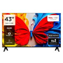 Smart TV TCL 43” 43S5K QLED Full HD Google TV Wi-Fi Smart TV TCL 43” 43S5K QLED Full HD Google TV Wi-Fi