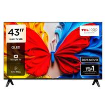 Smart TV TCL 43 Polegadas 43S5K FHD QLED HDR10 Google Tv