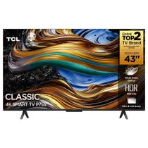 Smart TV TCL 43 Polegadas Google TV LED 4K UHD 43P755 Smart TV TCL 43 Polegadas Google TV LED 4K UHD 43P755