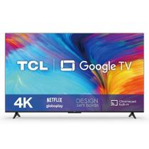 Smart TV TCL 43 Polegadas LED 4K UHD, Google TV, 3 HDMI, 1 USB, Wi-Fi, Bluetooth, HDR, Google Assistente - 43P635