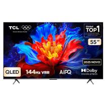 Smart TV TCL 4K QLED 55" Polegadas com Google Assistente, Dolby Atmos e Design Sem Bordas - 55P8K Smart TV TCL 4K QLED 55" Polegadas com Google Assistente, Dolby Atmos e Design Sem Bordas - 55P8K