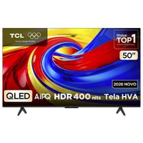 Smart TV TCL 50 Polegadas QLED 4K P7L WiFi Bluetooth Google TV HDR10 60 Hz AIPQ 50P7L