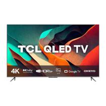Smart TV TCL 50" QLED 4K 3 HDMI WI-FI Google Assistente Chromecast Bluetooth Dolby Vision 50C635