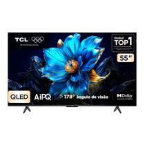 Smart TV TCL 55 Polegadas QLED 4K P7K WiFi Bluetooth Google TV HDR10 Dolby Atmos Dolby Vision 55P7K