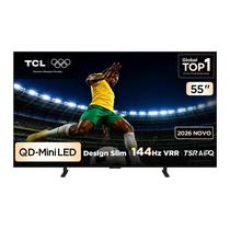 Smart TV TCL 55 Polegadas QLED Mini LED 4K A400M WiFi Bluetooth Google TV HDR10+ 144 Hz VRR 55A400M Smart TV TCL 55 Polegadas QLED Mini LED 4K A400M WiFi Bluetooth Google TV HDR10+ 144 Hz VRR 55A400M
