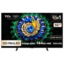 Smart TV TCL 55 Polegadas QLED Mini LED 4K A400M WiFi Bluetooth Google TV HDR10+ 144 Hz VRR 55A400M