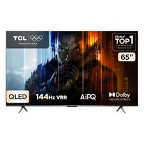 Smart TV TCL 65 Polegadas QLED 4K P8K WiFi Bluetooth Google TV 144Hz HDR10+ Dolby Atmos Vision 65P8K Smart TV TCL 65 Polegadas QLED 4K P8K WiFi Bluetooth Google TV 144Hz HDR10+ Dolby Atmos Vision 65P8K