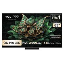 Smart TV TCL 65 Polegadas QLED Mini LED 4K C7K WiFi Bluetooth Google TV 4 HDMI 144Hz HDR10 65C7K