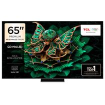 Smart TV TCL 65" QD-Mini LED 4K Google TV 144 Hz 2.1 canais com Subwoofer 4 HDMI Wi-Fi 65C7K