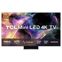 Smart TV TCL 75" Gaming QLED MINI LED 4K 4 HDMI WI-FI Google Assistente Chromecast Bluetooth 75C845