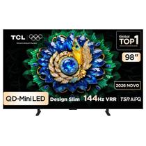 Smart TV TCL 98 Polegadas QLED Mini LED 4K A400M WiFi Bluetooth Google TV HDR10+ 144 Hz VRR 98A400M Smart TV TCL 98 Polegadas QLED Mini LED 4K A400M WiFi Bluetooth Google TV HDR10+ 144 Hz VRR 98A400M