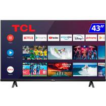 Smart TV TCL LED 43 Polegadas Full HD Android HDR Comando de Voz 43S615 - Semp Toshiba