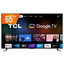 Smart TV TCL LED 65 Polegadas 4K Wi-Fi Google TV Comando de Voz 65P735