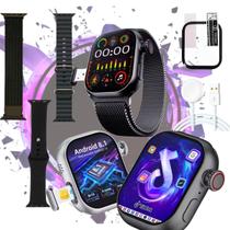 Smart Watch 5G Hw S10 Call Chip Camera Insta Tiktok Baixa App Responde Whatzz Recebe Faz Ligaçao