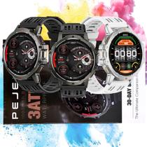 Smart Watch Masculino A Prova D Agua Relogio Esportivo Para Treino 3ATM Bluetooth Android iOS Peje ZW15