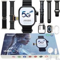 Smart Watch Microwear Ultra 3 AI 5g Chip Camera Android Amoled ChatGpt Baixa Apps + Acessorios