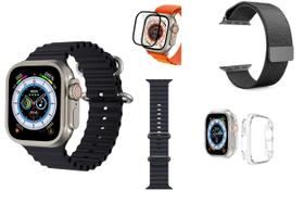 Smart Watch Original Relogio Hw8 Ultra Max Recebe Notificaçoes Faz Ligaçoes Coloca Foto Nfc C/NF