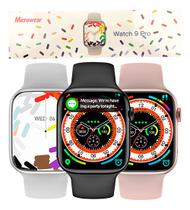 Smart Watch Relógio Inteligente W29 Pro Ilha Dinamica Android iOS Bluetooth Watch 9 Bússola Gps - Microwear