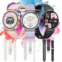 Smart Watch Relógio Series 11 Lançamento Delicado Feminino Mini GT5 Troca Foto Pulseira Nfc Gps Siri Cor:Rosa Smart Watch Relógio Series 11 Lançamento Delicado Feminino Mini GT5 Troca Foto Pulseira Nfc Gps Siri Cor:Rosa