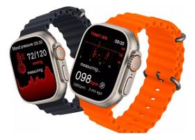 Smart Watch Relogio U9 Ultra 49mm Recebe Notificações Redes Sociais C/Trava De Pulseira Gps Nfc