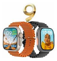 Smart Watch Relogio Ultra 9 Tela 49mm Watch U9 Notificações Redes Sociais Chamadas Parafuso Trava - Microwear