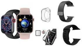 Smart Watch Séries 8 Relógio W28 Masculino Feminino Siri Bluetooth Troca Foto Pulseira 45mm C/Nf Smart Watch Séries 8 Relógio W28 Masculino Feminino Siri Bluetooth Troca Foto Pulseira 45mm C/Nf