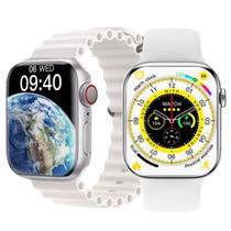 Smart Watch Smartwatch W59 mini pro 41mm relógio feminino Com pulseira de silicone - 01Smart