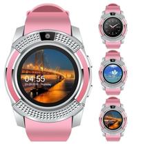 Smart Watch Telefone Smartwatch V8-Rosa