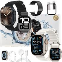 Smart Watch Ultra U4 Relogio Inteligente 49mm Amoled Gps Nfc Assistente de Voz Troca Foto Pulseira