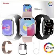 Smart Watch W99 Pro Masculino Feminino Serie 9 Android iOS Troca Pulseira Faz Recebe Ligaçoes Kit