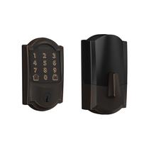 Smart WiFi Deadbolt Lock SCHLAGE Codifica Bronze envelhecido Smart WiFi Deadbolt Lock SCHLAGE Codifica Bronze envelhecido