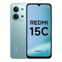 Smartphone 15C 256GB 8GB RAM Dual SIM Tela 6.74" 50MP - Mint Green - Versão Global - Redmi15C