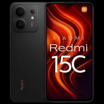 Smartphone 15C 8GB de Ram com 256GB de espaço Cor Black Rock Câmera 50MP Dual Chip Versão Global