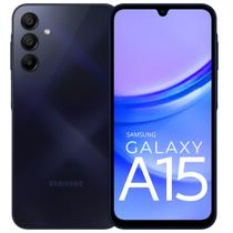 Smartphone A15 6,5" AMOLED 90Hz Câmera Tripla 50MP, 128GB/256GB + 8GB RAM, Bateria 5000mAh Design Premium