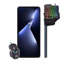 Smartphone Android Pova 5 Preto 256gb 16gb* Tecno com Teclado e Mouse Gamer