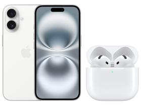 Smartphone Apple iPhone 16 128GB Branco Smartphone Apple iPhone 16 128GB Branco