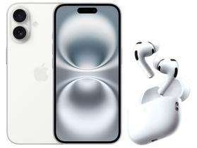Smartphone Apple iPhone 16 128GB Branco Smartphone Apple iPhone 16 128GB Branco