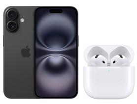 Smartphone Apple iPhone 16 128GB Preto Smartphone Apple iPhone 16 128GB Preto