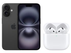 Smartphone Apple iPhone 16 128GB Preto