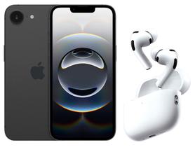 Smartphone Apple iPhone 16e 128GB Preto